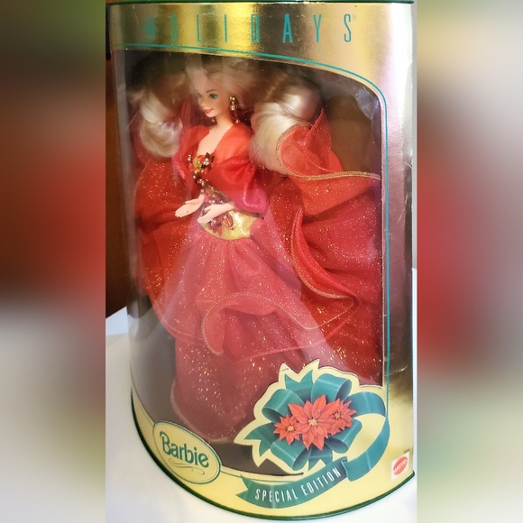 NEW BARBIE'S VINTAGE 1993 HAPPY HOLIDAYS SPECIAL EDITION - Picture 3 of 9